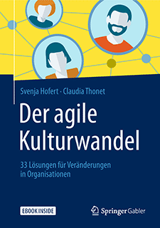 Buchcover Der agile Kulturwandel von Svenja Hofert & Claudia Thonet