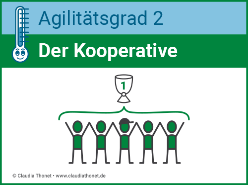 Agilitätsgrad 2, Führungstyp: Der Kooperative
